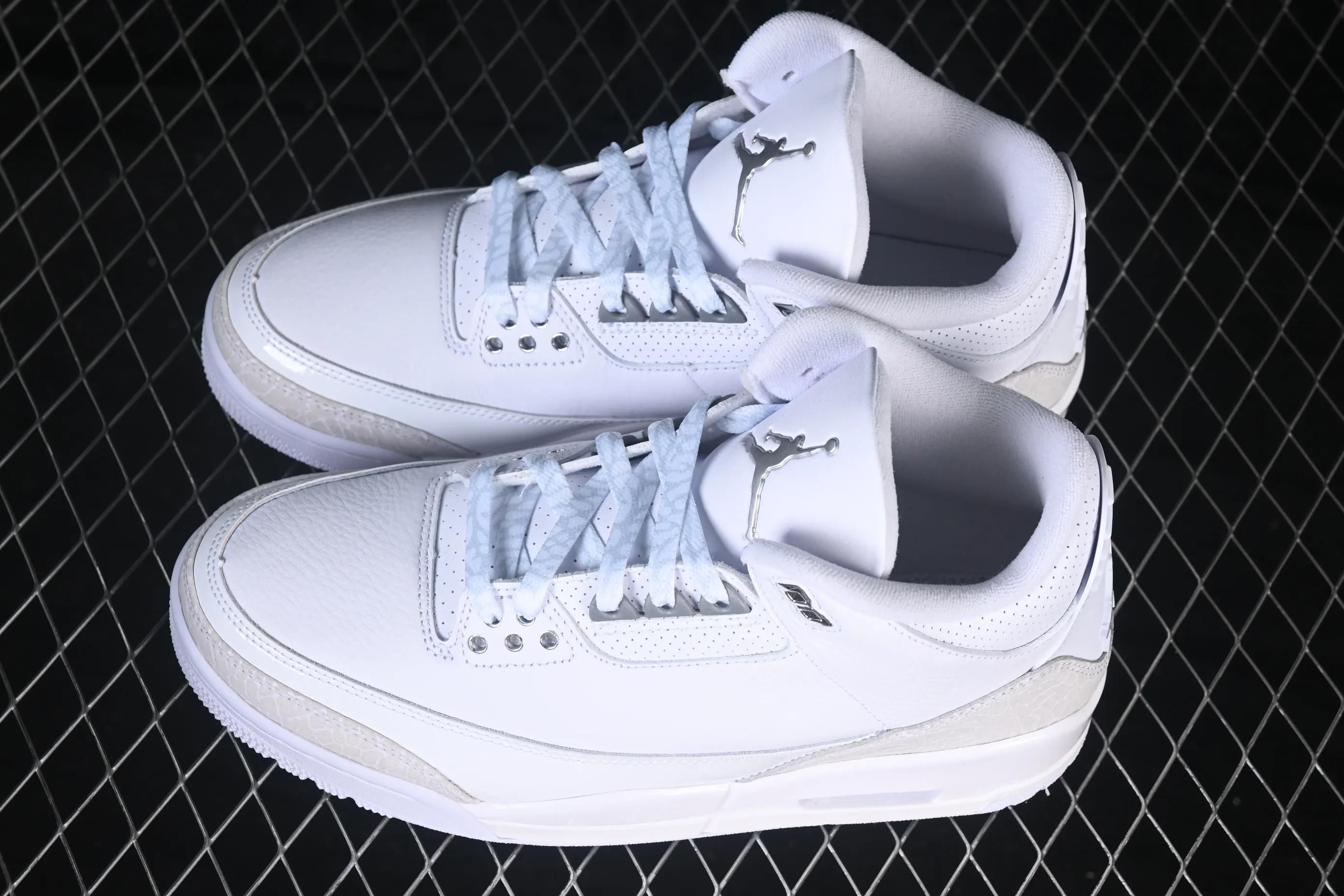 All categories Air Jordan Jordan series basketball shoes Air Jordan 3 LJR version Air Jordan 3 Retro "Pure Money" AJ3 Joe 3 replica white cat CT8532-111
